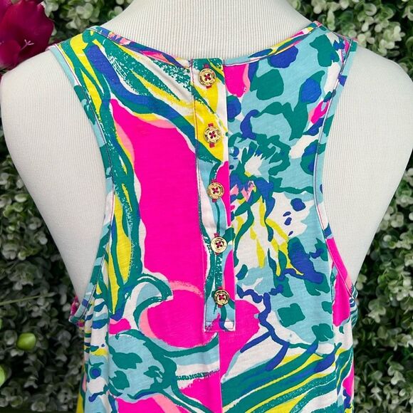 Lilly Pulitzer Melle Magenta Hottie Tank Dress - Picture 7 of 16